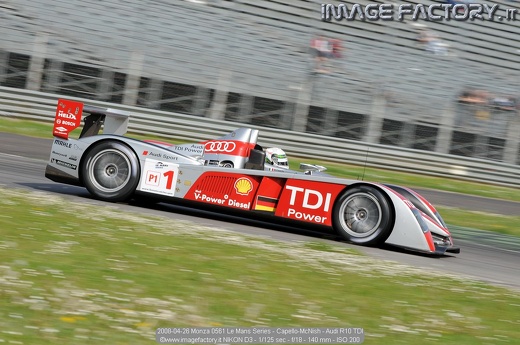 2008-04-26 Monza 0561 Le Mans Series - Capello-McNish - Audi R10 TDI